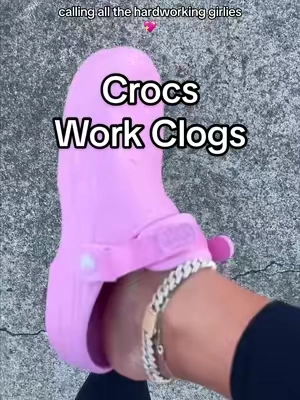 Built for the hustle 💪✨ The Crocs work clogs keep you comfy, supported, and steady on your feet all shift long 🙌 Easy to clean, hard not to love   #crocsworkclogs #crocsworkshoes #nonslipworkshoes #tiktokshopcreatorpicks #tiktokshopspringglowup 