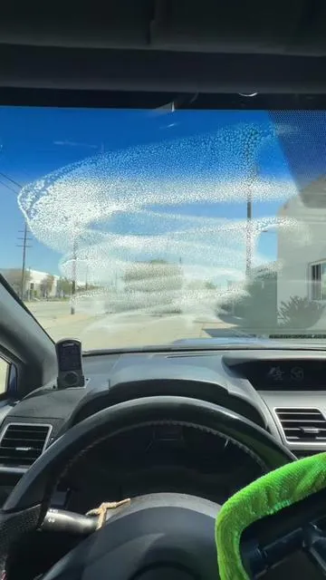Stop struggling with those impossible angles and "the reach." This tool lets you clean your entire inside windshield in seconds without ever leaving the driver’s seat!  #greenish #carcleaninghacks #cardetailingproducts #cardetailing #carhacks