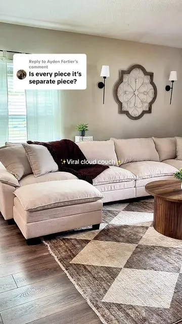 Replying to @Ayden Fortier we’ve had this couch for a little over a month and absolutely love it! ##cloudcouch##TikTokShopCreatorPicks##homefurniture