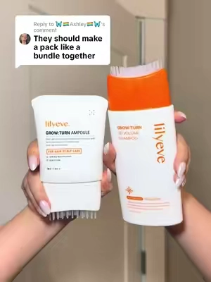 Replying to @🦋🏳️‍🌈Ashley🏳️‍🌈🦋 been using both together lately and it just makes more sense…#lilyeve #growturn #hairgrowth #hairtok #tiktokshopcreatorpicks  Posted on 03/20/2026 | Prices & promos were accurate at time of posting but may change. This is my personal testimony. Results may vary.