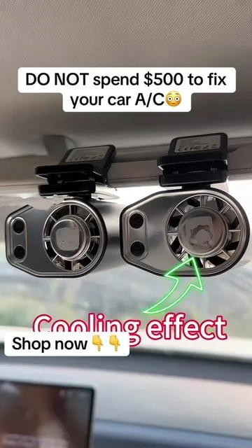 Why go broke trying to fix your car A/C 🤷‍♂️#portableac #spring #portablefan #coolingfan #fan 