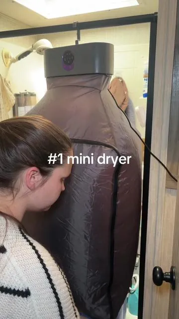 love my mini dryer i can get through multiple loads in one day it’s easy to store i love it #minidryer #portabledryer #smallapartment ##smallspacehack##rvliving
