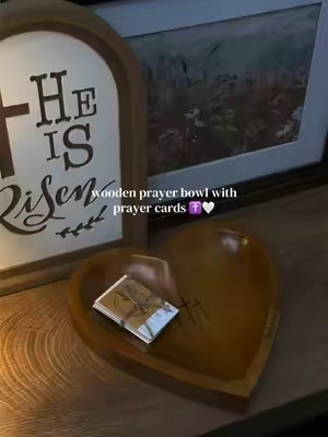 It’s perfect 🥹❤️ #prayerbowl #prayerworks #christiantiktok #heisrisen #blessedhome 