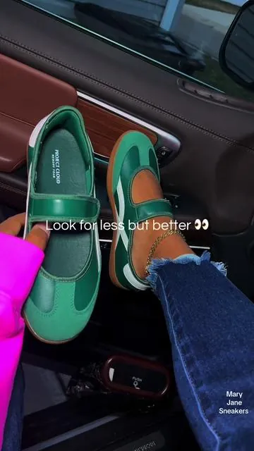 Mary Jane sneakers #maryjaneshoes #tiktokshopspringglowup #tiktokshopcreatorpicks #greenish #maryjanesneakers @Project Cloud Shoes 