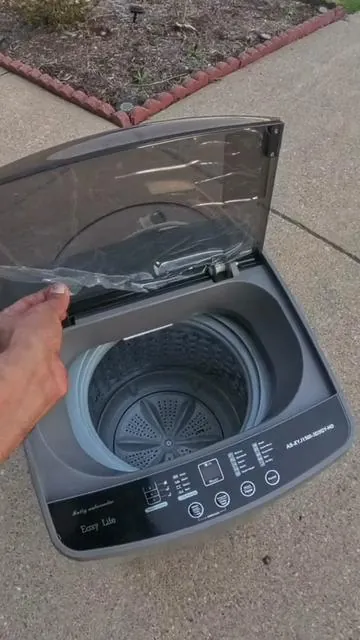 Never waste money at the laundromat again — this compact portable washing machine fits anywhere and ships free!!  #PortableWasher #WashingMachine #ApartmentEssentials #Greenish #TikTokShopSpringGlowUp @Sweetcrispy LIVE 