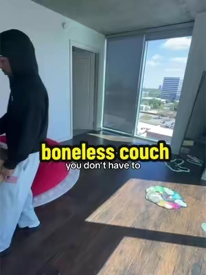 would you get the boneless couch? #couch #livingroomdecor #oviosfurniture 
