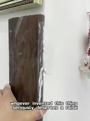 Satisfying wall makeover you can do yourself! One simple application, perfect smooth finish. Save money on painters! #SatisfyingDIY #WallTransformation #HomeUpgrade #DIYProject #EasyHome