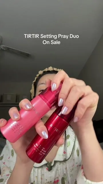 The 2 viral TirTir Setting spray is in a duo and on sale rn!  #tirtirsettingspray #tirtir #TikTokShopSpringGlowUp #tiktokshopcreatorpicks 