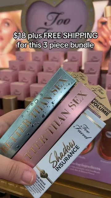 WOW!!!! This is an AMAZING DEAL!!! #TooFaced #Mascara #MakeupBundle #WaterproofMascara #TikTokDeal 