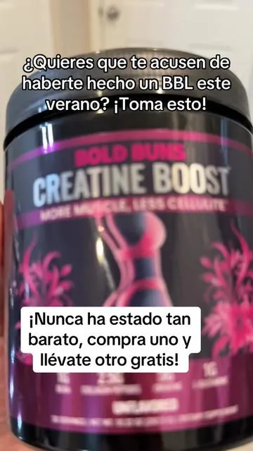 #creatine #boldbuns #creatineforwoman 