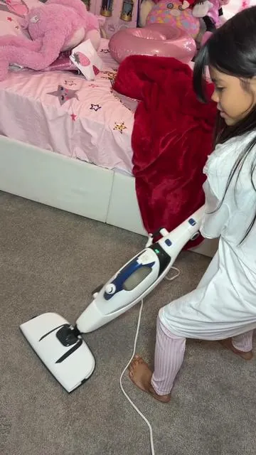 Limpiador a vapor súper practica. #steamcleaner #limpieza 