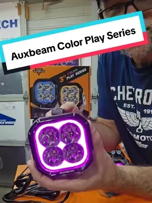 Auxbeam Color Play Series 3 Inch RGB LED Pod Lights  #offroad #4x4 #jeep #tiktokshopcreatorpicks #tiktokshopspringglowup @Auxbeam @Auxbeam_official