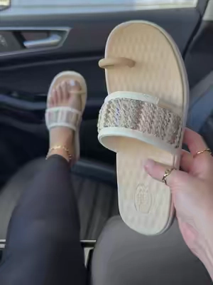 Don’t wait or these will be gone @HeyDude #heydude #sandal #sandals #tiktokshopspringglowup #heydudeshoes 