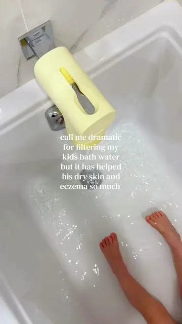 Anything for my kids no matter the price tag. #canopy #bathwater #bathwaterfilter #eczema #eczemaawareness @GetCanopy 