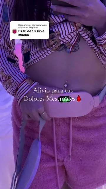 Respuesta a @Alejandra Peguero Almohadilla térmica y masajeador para cólicos menstruales — Almohadilla térmica portátil e inalámbrica con 3 niveles de calor y 4 modos de masaje para el alivio del dolor de espalda y menstrual #tiktokshopcreatorpicks #heatingpad #periodcramps 