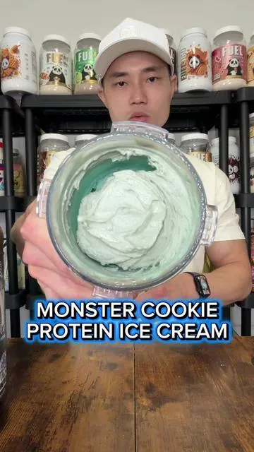 Monster Cookie Protein Powder from @MuscleSport®️  #monstercookie #musclesport #ninjacreami 