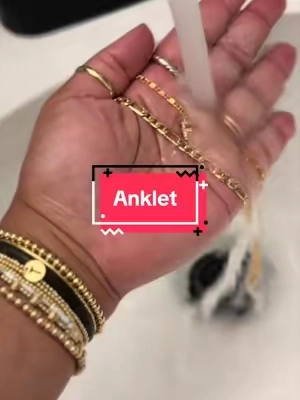 Finally found one that wouldn’t tarnish! #anklet #gania #jewelrytiktok #jewelry #anklets 