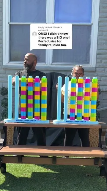 Replying to @Back2Books it’s perfect for outdoor summer activities like family reunions if your family is as competitive as mine yall will have a ball. It only comes with one though so you would need to invest in two for head to head competitions. #familyfun #familygamenight #gamenight #familychallenge #familygames 
