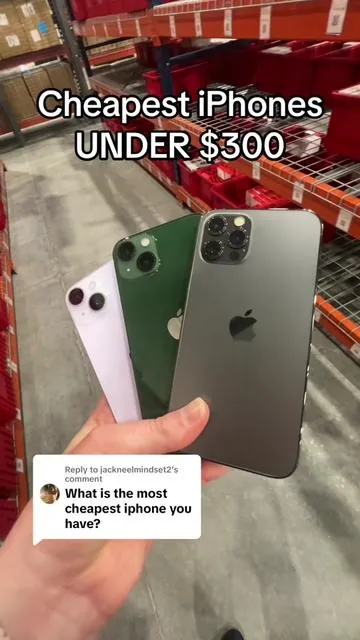 Replying to @jackneelmindset2 Affordable iPhone Options UNDER $300
