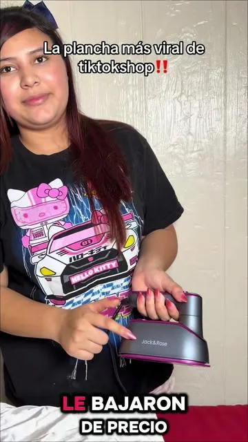 Aprovecha el súper precio de la plancha más viral aquí en tiktokshop#TiktokShopSpringGlowUp #tiktokshopcreatorpicks #planchaderopa #jackrose #ropa 