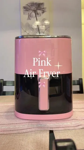 Pink air fryer 🎀🌸💕 #airfryer #pinkairfryer #airfryertiktok #pinkkitchen #tiktokshopspringglowup 