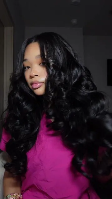 In love with this hair 😍 Mscoco Hair | U Part loose body wave human hair wig  @Mscoco Hair 