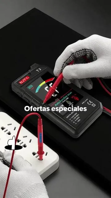Multímetro digital NJTY T3, medición automática, voltímetro, probador de resistencia, recargable. #gadgetshop #microwave #phonecharger #barbertools #diamondtester #fastcharger #preblackfridayméxico #hometools #autoelectricaltools #carconnectortool