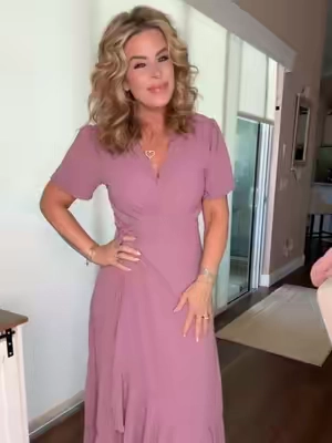 If you’re looking for a dress that flatters your body, then you need a wrap dress. A wrap dress hides the multitude of sins and makes you look long and lean.  #dress #maxidress #womensfashion #fashioninspo #tiktokshopspringglowup 
