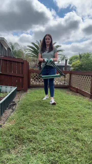 This is a must have for any yardwork or gardening. This gardening stool is perfect for us over the age of 30. #gardeningessentials #gardeningstool  