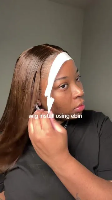 the lace is transparent and it melted so good!!! @EBIN NEW YORK  #wigtok #wiginstall #wigtutorial #fyp 