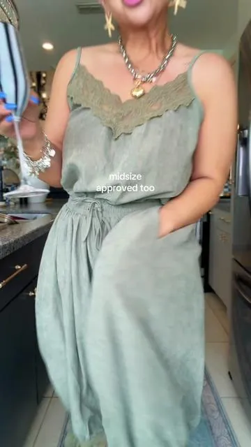 The most beautiful Bloomer Jumpsuit🍃 quality is 1000/10 @CiderEssentials #bloomers #jumpsuit #jumpsuits #midsizeoutfits #tiktokshopspringglowup 