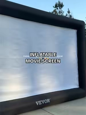 Like a drive in movie right in your yard 🎥🍿 perfect for family movie nights, date nights, pool hangouts, and birthday parties!!! @VEVOR Automotive Store #vevor #moviescreen #projectorscreen #driveinmovie #summermusthaves 