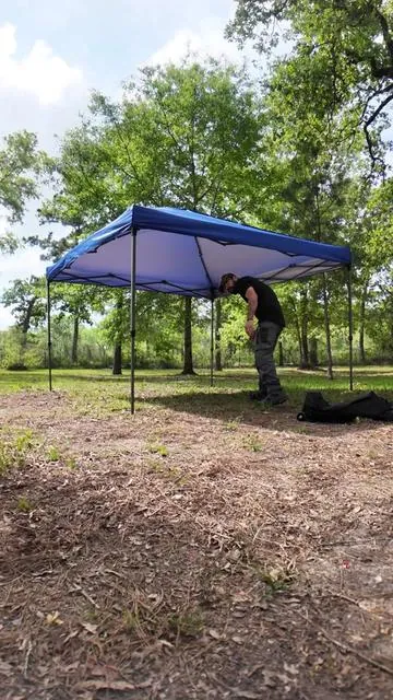 Takedown was super easy! #OutdoorSetup #tiktokmademebuyit #TikTokShopFinds #SummerMustHaves #canopy 