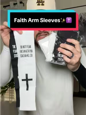 Six pairs of Easter Faith ✝️ Bible arm sleeves 🙏 — perfect for Christian athletes 💪. High-quality, cooling, and comfortable for all sports and activities ☀️. Massively discounted 💸 — grab yours before they sell out!✨ #christianathlete #fellowshipofchristianathletes #athlete #armsleeve #tiktokshopfinds 