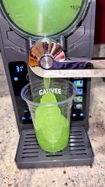 The Garvee slushie machine is the one I wish I got the first time around. It’s way smaller, compact and thin for storage and counter space and it does way more much better. It’s almost fool proof. This is going to be so fun to have at all my cookouts this spring and summer. #slushiemachine #frozencoffee #kitchengadgets #summermusthaves #tiktokshopspringglowup 