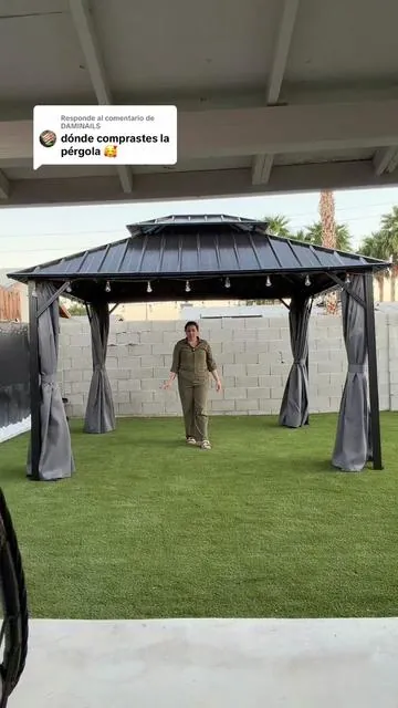 Respuesta a @DAMINAILS #pergola #pergolaparapatio #decoracion #paz 