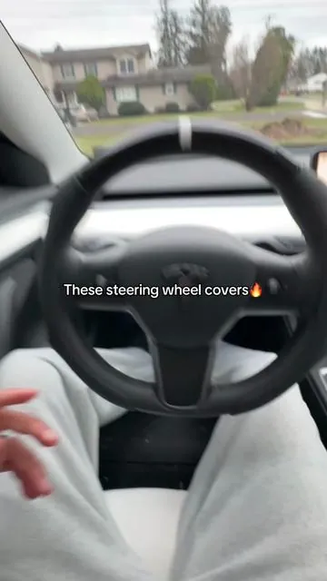 Nicest steering wheel cover that’s I’ve ever found #steeringwheel #steeringwheelcover #caraccessories 