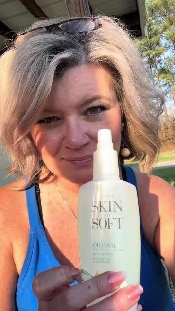 Skin So Soft is one of those classic products people have kept around for years. #skin #skinsosoft #repellent #classicskincare #avon 
