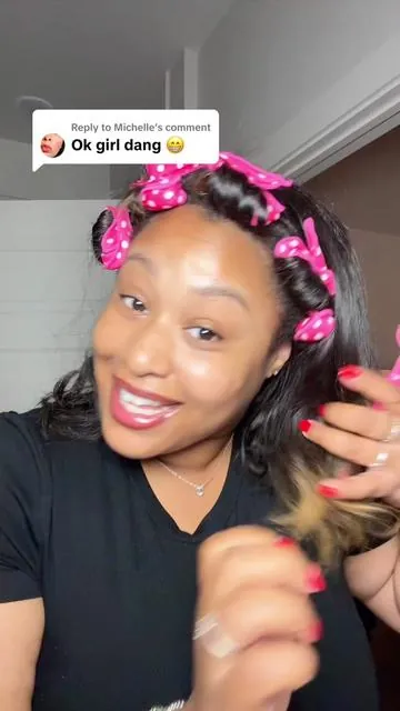 Replying to @Michelle How Trefresh my curls without adding more heat. These soft heatless curlers help bring my curls back to life without heat damage and they're comfortable enough to wear while getting ready or sleeping. Perfect if you're trying to grow your hair or reduce heat styling. If you've been searching for heatless curls, no heat curl methods, ways to refresh curls, or heatless hair styling tools, these are a good affordable option. #silkpress #heatlesscurls #hairhacks #healthyhair #naturalhair 