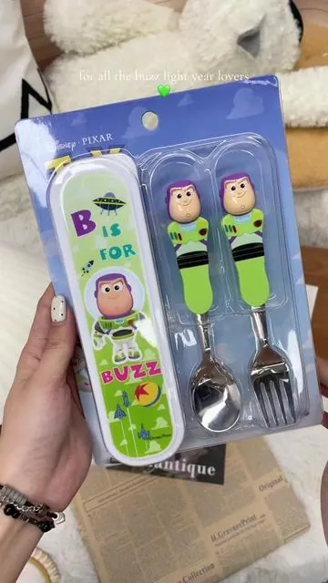 The cutest utensils for your buzz light year lovers #toddlermom #buzzlightyear #toystory