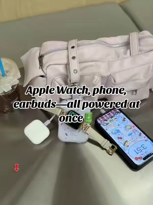 Apple Watch, phone, earbuds—all powered at once.On sale today!#rorry #tiktokshopspringglowup #springstatements #powerbank #tiktokshopspringglowp 