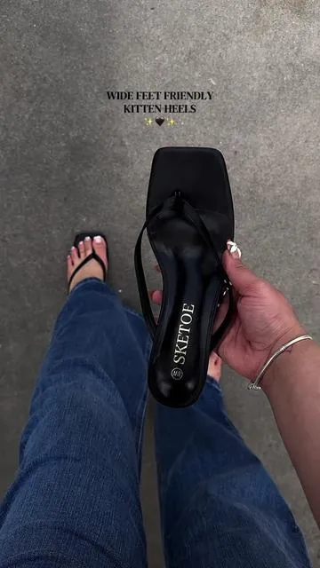 #kittenheels #widefeet #affordablefashion #kittenheelsoutfit #heels 