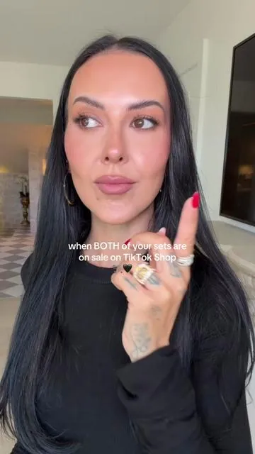 The brush sets that made us all feel like a pro makeup artist 💅 Shop the sale now through 3/31 🖤 @Nikki La Rose   — #bkbeauty #tiktokshopspringglowup #tiktokshopsale #makeupbrushes #makeupartist 