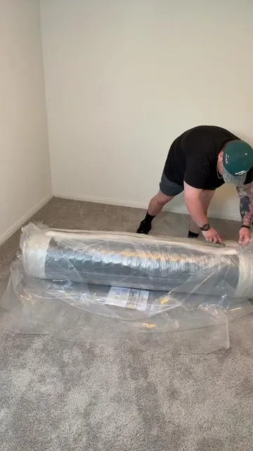 Let’s call this the boneless bed 😱 #bedframe #mattress #headboard #tiktokshopspringglowup #tiktokshopcreatorpicks 