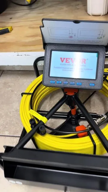 Cámara para revisar drenaje #draincamera #vevor #plumbing #plomeria @VEVOR Store 