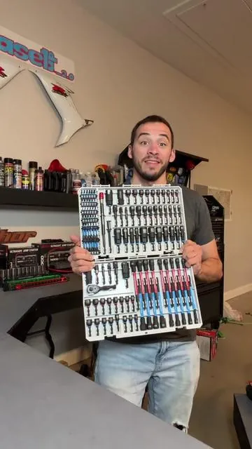 Best magnetic nut driver set that’s impact rated! #tiktokshopspringglowup #tools #garage #mechanic #work  