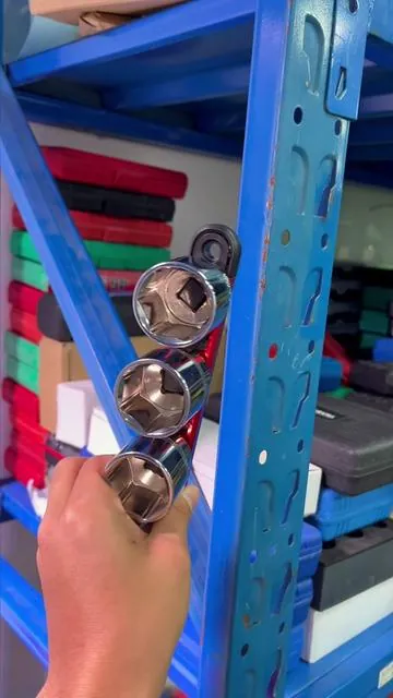 Are your sockets as tidy as mine?#magnetic #toolset #tidy #socket #toolstorage 