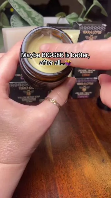 So excited to share that Terra Lotus has the larger 4 oz. size of their beef tallow honey balm on TikTok Shop! Where are all my fellow Terra Lotus fans at?! #beeftallow #naturalskincare #dryskin #lowtoxliving #terralotus 