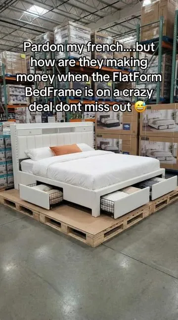 FlatForm bedframe #tiktokshopcreatorpicks 
