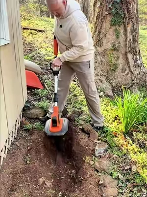 cordless tiller cultivator 21v electric garden tiller powerful soil breaker for raised beds flower beds easy yard prep #TikTokshopCreatorPicks #TikTokShopSpringGlowUp #Greenish #GardenTools #Tiller 